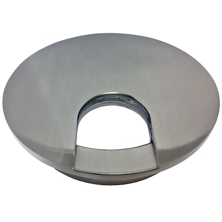 Electriduct Two-Piece Design 2-3/8" Metal Grommet- Brushed Nickel GR-MET-2375-2P-BN